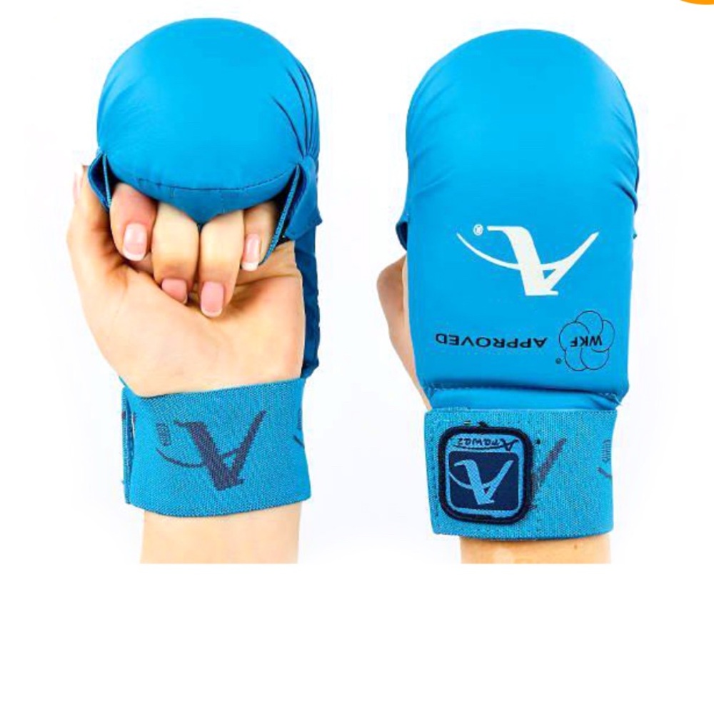 ARAWAZA Martial Arts Youth Fist Gear / Gloves – Blue, Size XS